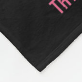 甲状腺がんの家族意識を支えるがん フリースブランケット (角)