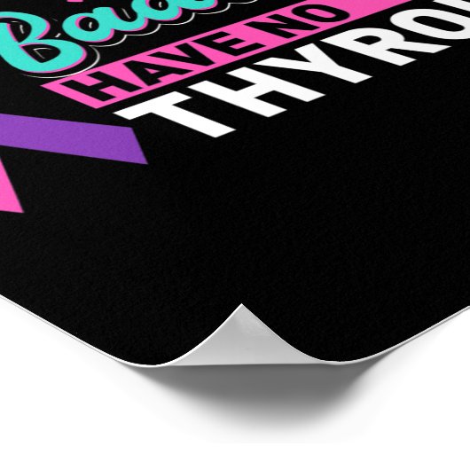 甲状腺がんの認知度が低いのはブレードだけである ポスター (角)