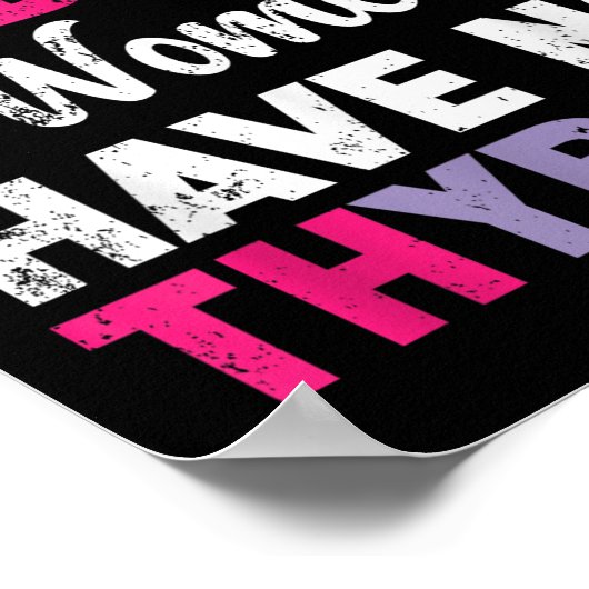 甲状腺がんの認知度が低いのは女性に限られる ポスター (角)