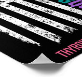 甲状腺がんの認知度を高めるがん支援 ポスター (角)