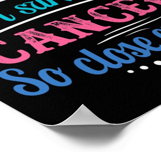 甲状腺がんを克服したがん ポスター (角)