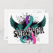 甲状腺がんを克服した人16人 ポストカード (正面/裏面)