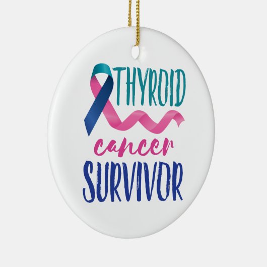 甲状腺がんを克服した人 セラミックオーナメント (右)