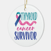 甲状腺がんを克服した人 セラミックオーナメント (左)