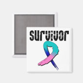 甲状腺がんを克服した人 マグネット (正面/裏面)