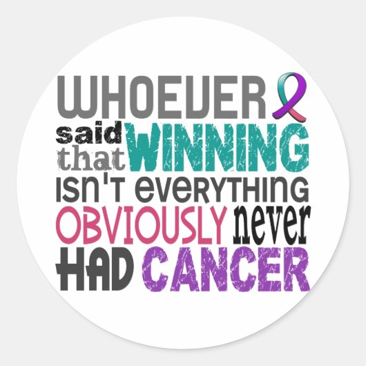 甲状腺がんを言った人 ラウンドシール (正面)