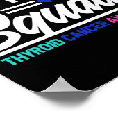 甲状腺がん戦士サポート分隊 ポスター (角)