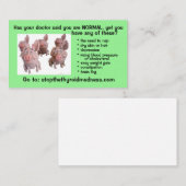 甲状腺剤の名刺は生命を変えることができます! 名刺 (正面/裏面)