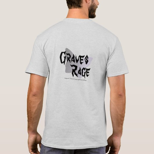 甲状腺剤の墓の激怒の人のSm6x Tシャツ (裏面)