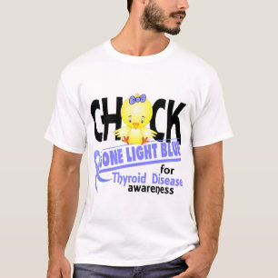 甲状腺疾患ひよこによって行く淡いブルーの2 Tシャツ