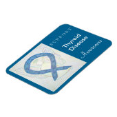 甲状腺疾患認識度エンジェルカスタムマグネット マグネット (左側)