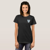 甲状腺疾患認識度リボンエンジェルシャツ Tシャツ (正面フル)