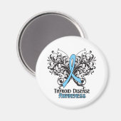 甲状腺疾患認識度蝶 マグネット (正面/裏面)