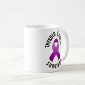 甲状腺癌の生存者のマグ コーヒーマグカップ (正面右)