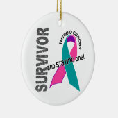 甲状腺癌の生存者1 セラミックオーナメント (右)