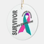 甲状腺癌の生存者1 セラミックオーナメント (左)