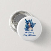 甲状腺認知ハッシュタグ写真ホルダー 缶バッジ (正面&裏面)