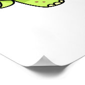 甲羅おもしろい亀の自撮 ポスター (角)