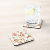 甲羅と蟹模様のサンゴ コースター (右側)