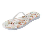 甲羅と蟹模様のサンゴ ビーチサンダル (アングル)