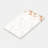 甲羅と蟹模様のサンゴ ポストイット (アングル)