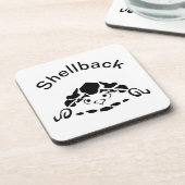 甲羅に隠れた怖い亀 コースター (左側)