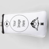 甲羅に隠れた怖い亀 ゴルフヘッドカバー (正面)