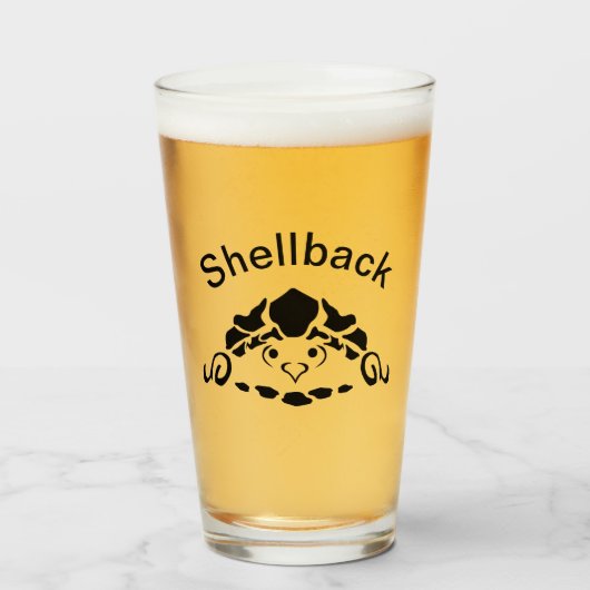 甲羅に隠れた怖い亀 タンブラーグラス (ドリンク正面)