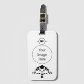 甲羅に隠れた怖い亀 ラゲッジタグ (正面縦)