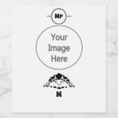 甲羅に隠れた怖い亀 ワインラベル (シングルラベル)