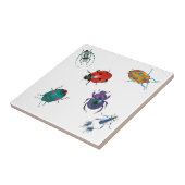 甲虫カラフル類 タイル (側面)