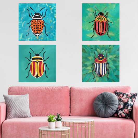 甲虫鮮やか類 (リビング)