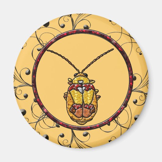 甲虫 マグネット (正面)