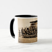 甲鉄のモニターの内戦のデッキの役人 マグカップ (正面左)