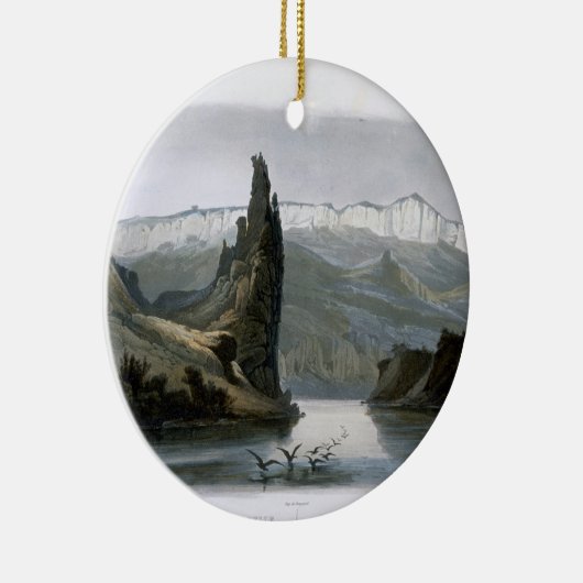 甲革ミズーリの砦の石は、18 fをめっきします セラミックオーナメント (右)