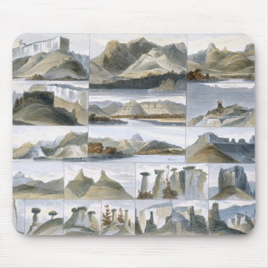 甲革ミズーリの驚くべき丘は、35 fをめっきします マウスパッド (正面)