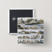 甲革ミズーリの驚くべき丘は、35 fをめっきします 缶バッジ (正面&裏面)