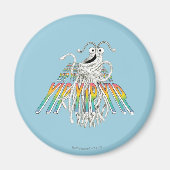 甲高い声で話しますB&Wのスケッチの甲高い声で話して下さいスケッチ マグネット (正面)