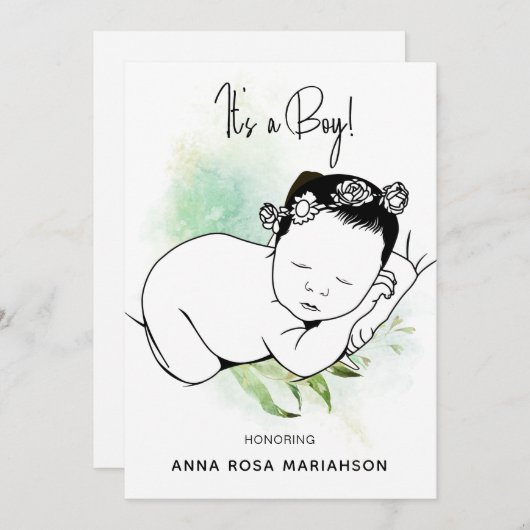 甲 招待状 (正面/裏面)