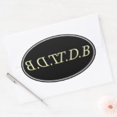 甲 楕円形シール (封筒)