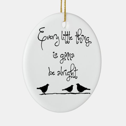 申し分なくあることを行くこと セラミックオーナメント (右)