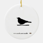 申し分なくあることを行くこと セラミックオーナメント (裏面)