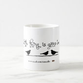 申し分なくあることを行くこと モーフィングマグカップ (中央)