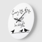 申し分なくあることを行くこと ラージ壁時計 (傾斜)