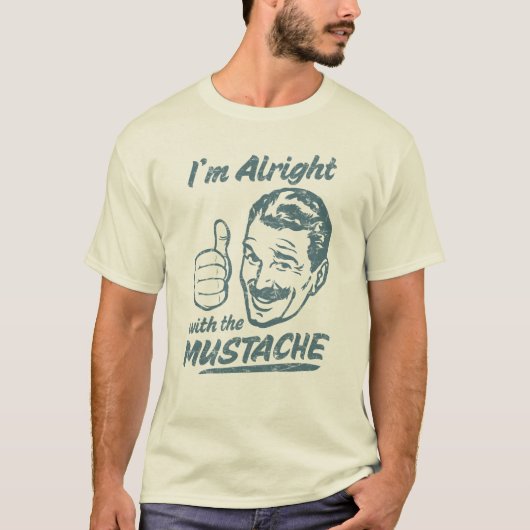 申し分なく髭のワイシャツと Tシャツ (正面)