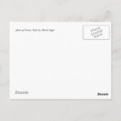 申し分のない日 ポストカード (裏面)