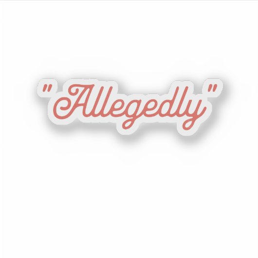 申し立ておもしろいる シール (正面)