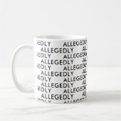 申し立てのある弁護士オフィスギフトおもしろいことわざの種類 コーヒーマグカップ (左)