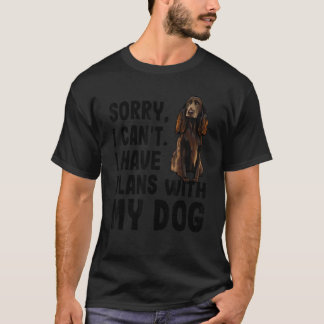 申し訳ありませんが、私のフィールドのスパニエル犬Do Tシャツ