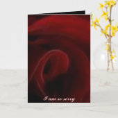 申し訳ありません カード (黄色い花)